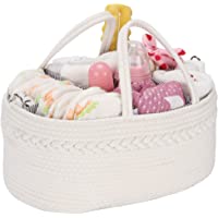Los mejores  - Hinwo - Carrito pañales para bebé 3 compartimentos- contenedor almacenamiento guardería- organizador portátil coche…